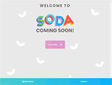 Tablet Screenshot of getsoda.com